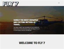 Tablet Screenshot of fly7.co.uk